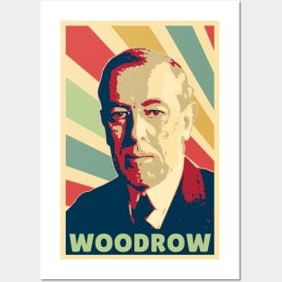 Woodrow Wilson Vintage Colors Posters and Art